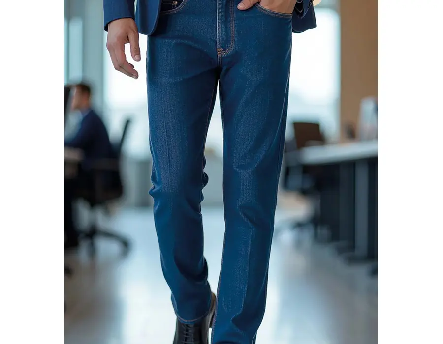 Profesional con vestuario corporativo